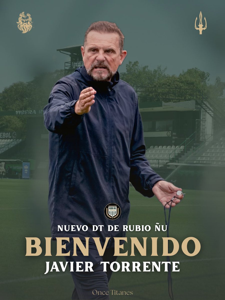 oncetitanes's tweet photo. HABEMUS DT 👨‍🏫

El experimentado entrenador argentino Javier Torrente (57 años) es el nuevo director técnico de Rubio Ñu ⚪️🟢

¡Que sea lo mejor para el Laureado! 🤍💚 https://t.co/bsf8t4TvvO