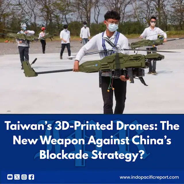 pacific_reports's tweet photo. Taiwan’s push for decentralized 3D-printed drone components highlights how distributed manufacturing can strengthen resilience and sustain military operations under disruption.
#indopacificreport #Taiwan #China #IndoPacific https://t.co/n5PSRqPlND