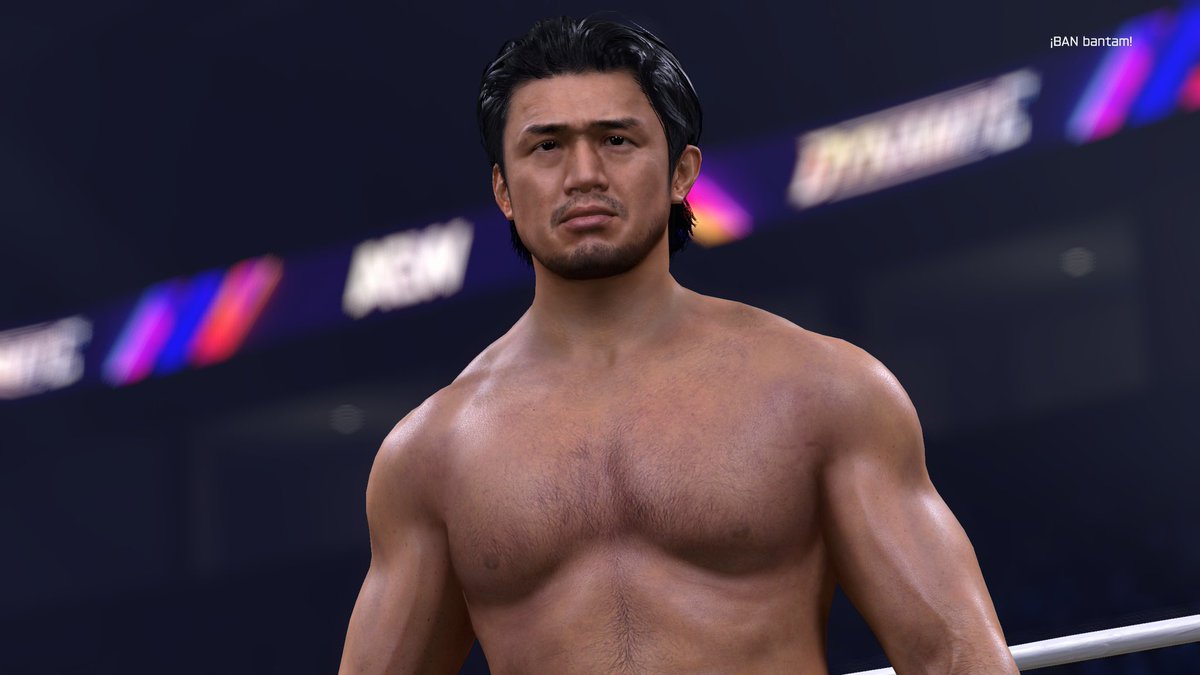 BANbantam's tweet photo. 🚨 #AEWDynamite Drop!! 🚨
Katsuyori Shibata uploaded now!!

comes with two attires, render, &amp; full profile! 

the extra attire is based of his ROH Field of Honor ‘16 match against kyle o’ reilly. (last photo) 

#WWE2K26 https://t.co/PS1wSl555T