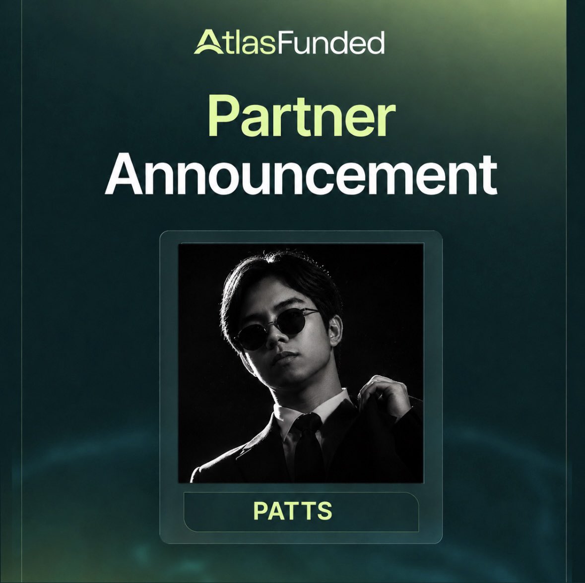 _pxttss's tweet photo. New chapter. 🤝

I’m officially partnered with @atlasfunded 

I’ll be sharing my experience, updates, and opportunities along the way.

Want to check them out?

Use code **SANCTUM** for 40% off on all accounts. 🙌🏻

Get Funded here: 
https://t.co/YTu5RNXEtN https://t.co/BefFKq8erA