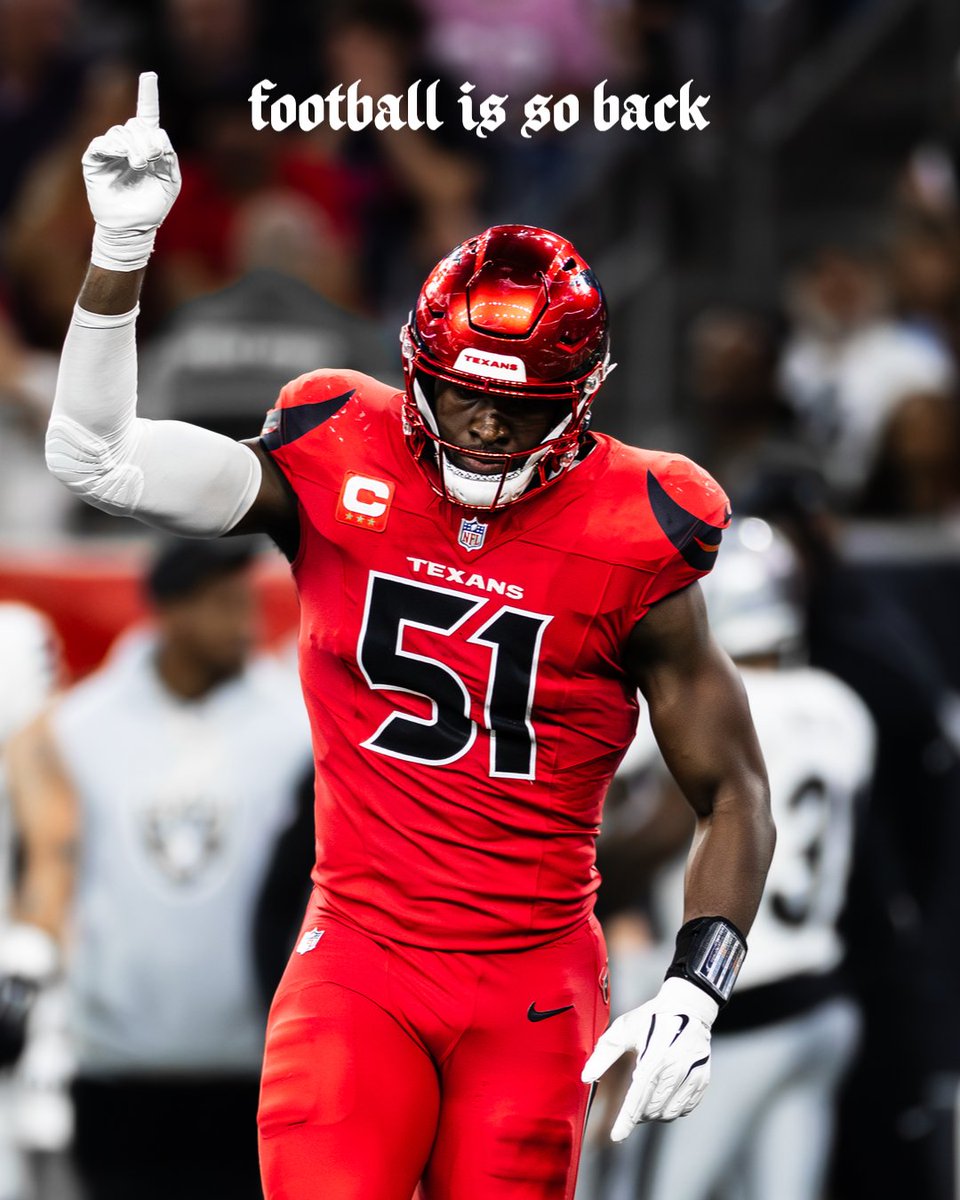 HoustonTexans's tweet photo. WE ARE SO BACK https://t.co/omsr5MZhTj