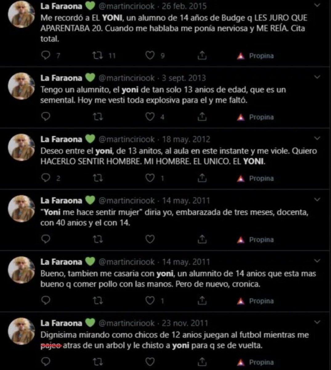 Sprnbunny's tweet photo. por favor no nos olvidemos que Martín Cirio grababa nenes saliendo del jardín diciendo que se los quería v1ol4r, y que ponía tuits diciendo quería cojer a su alumno de 13/14 años. Hoy en día hace streams juzgando la moral de Tuli, Nicki, Emilia, etc. por pelotudeces https://t.co/ifufInVMzE