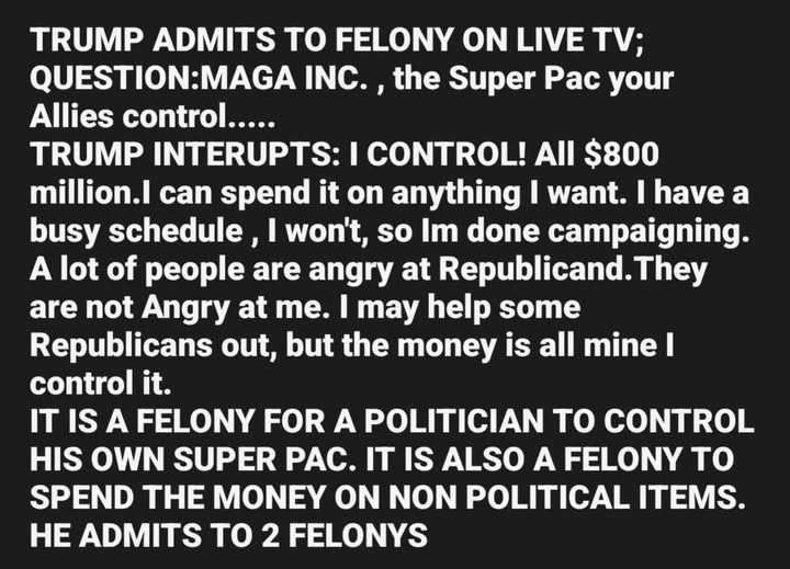 JamesTate121's tweet photo. He ruined the republican party and is now he is stealing all of their money. 🤣🤣🤣 https://t.co/Rxxqrz2W2W