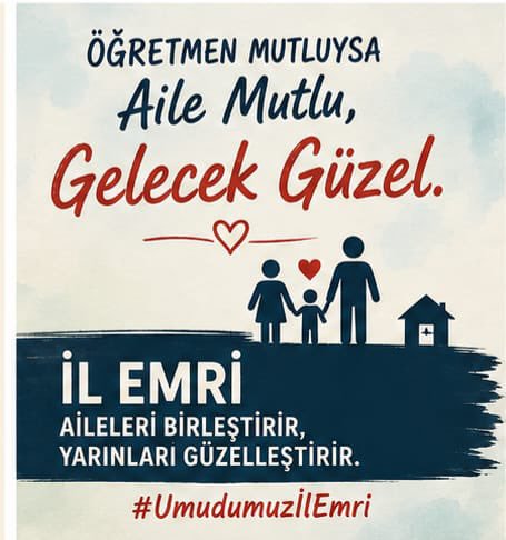 Ozgrtskrn35's tweet photo. Ailemiz ile ayrı yaşamak istemiyoruz sayın bakanım @Yusuf__Tekin İl İlçe emri müjdenizi bekliyoruz.
@tcmeb
@YilmazzGuney
@_aliyalcin_
@TalipGeylan06
@EgitimBirSen
@turkegitimsen
#UmudumuzilEmri https://t.co/FwBhLcVmLC