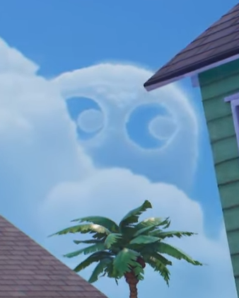 FBossduke's tweet photo. RT @HYPEX: PAC-MAN SHAPED CLOUD IN FORTNITE C7S4 https://t.co/zxfn4LI8ul