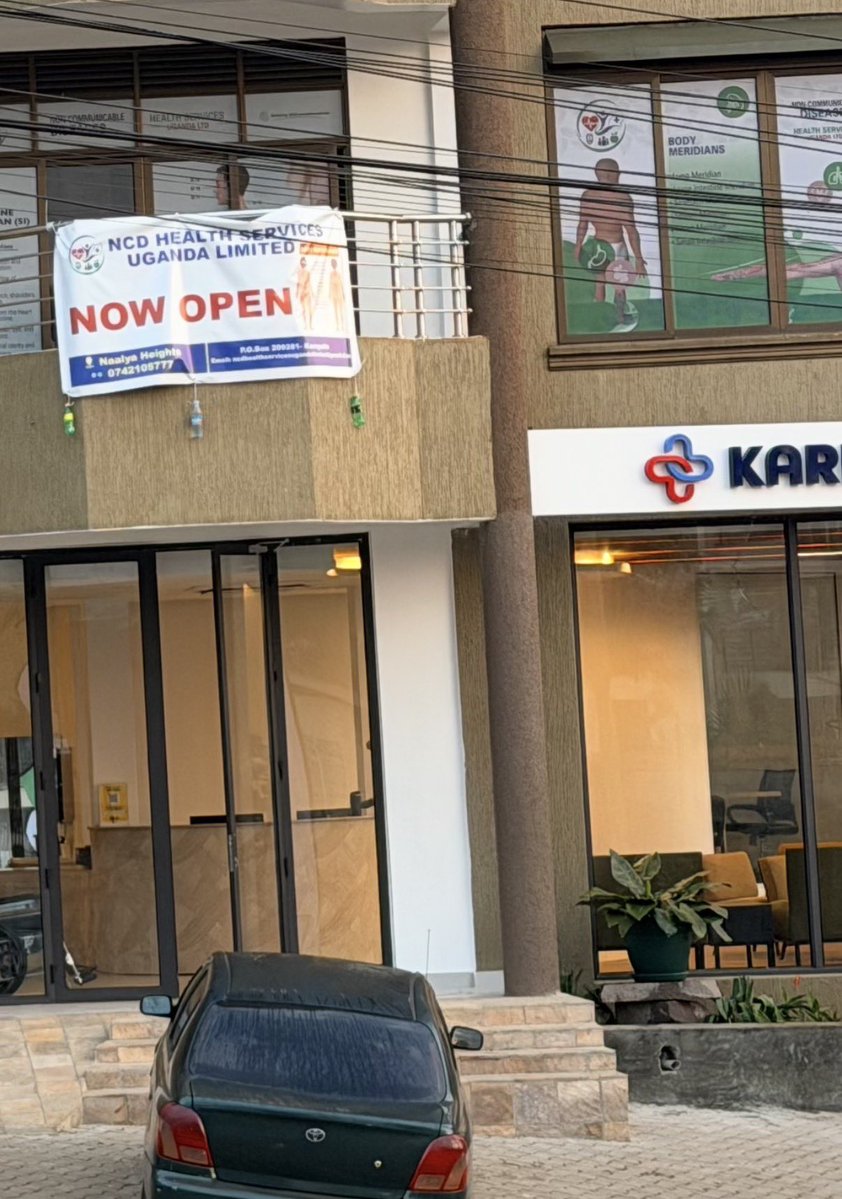 andykristian's tweet photo. After spending millions the last few weeks beautifying @KarisMedical Naalya, a new neighbor above us decided place a canvas sign with buchupa right above our entrance. We asked nicely that they remove it and they arrogantly refused. Why do some Ugandans behave like witches? SMH. https://t.co/4bjn5s5h6x