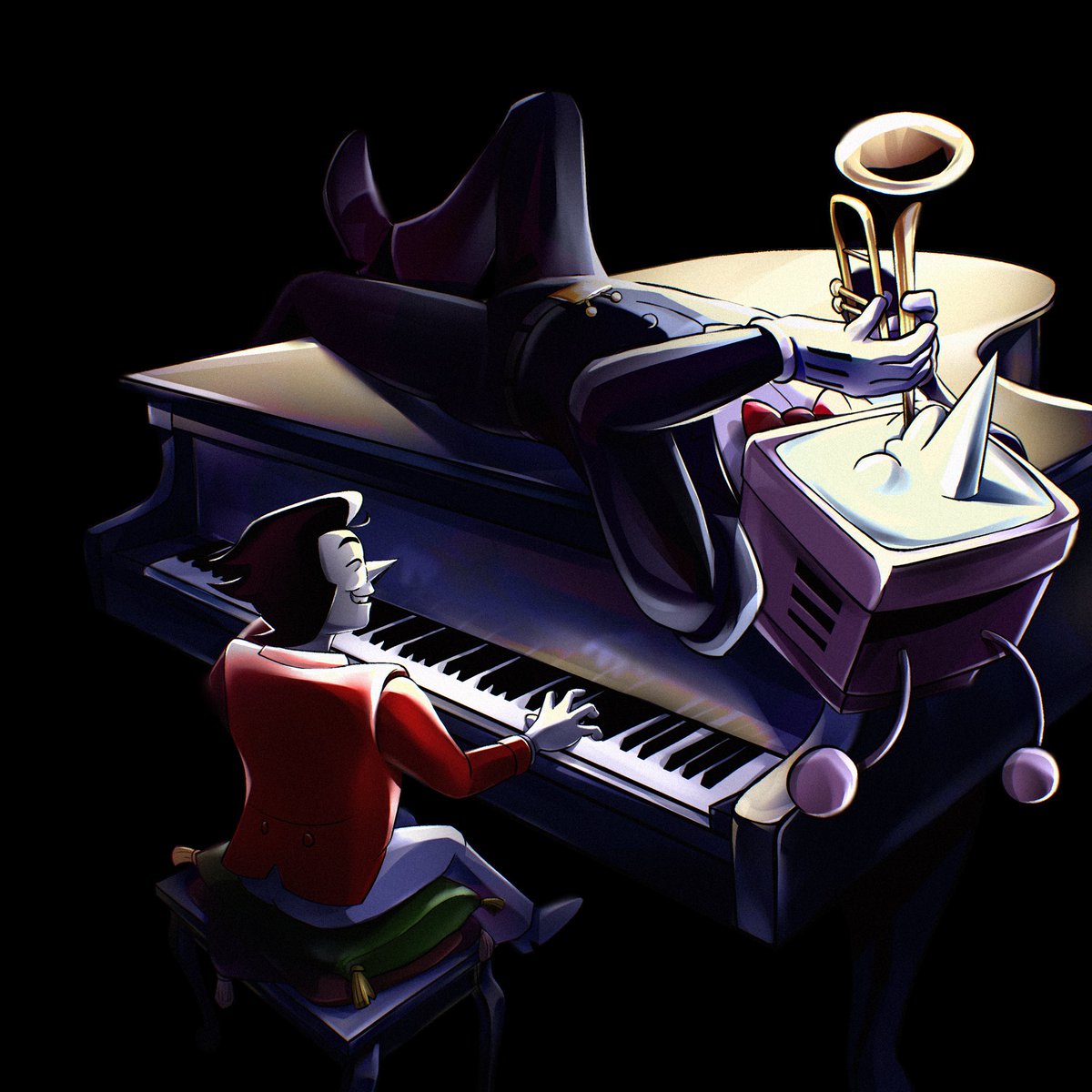 greebzell's tweet photo. [repost]

#deltarune #spamtenna #tenna #spamton https://t.co/uWYgNeneIw