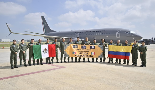 NoticiasRCN's tweet photo. México envía ayuda humanitaria a Colombia. Hoy partieron dos aviones con 19,5 toneladas de ayuda hacia Pereira. En los próximos días serán transportados más alimentos para un total de 58,5 toneladas. https://t.co/vgroodDEzq