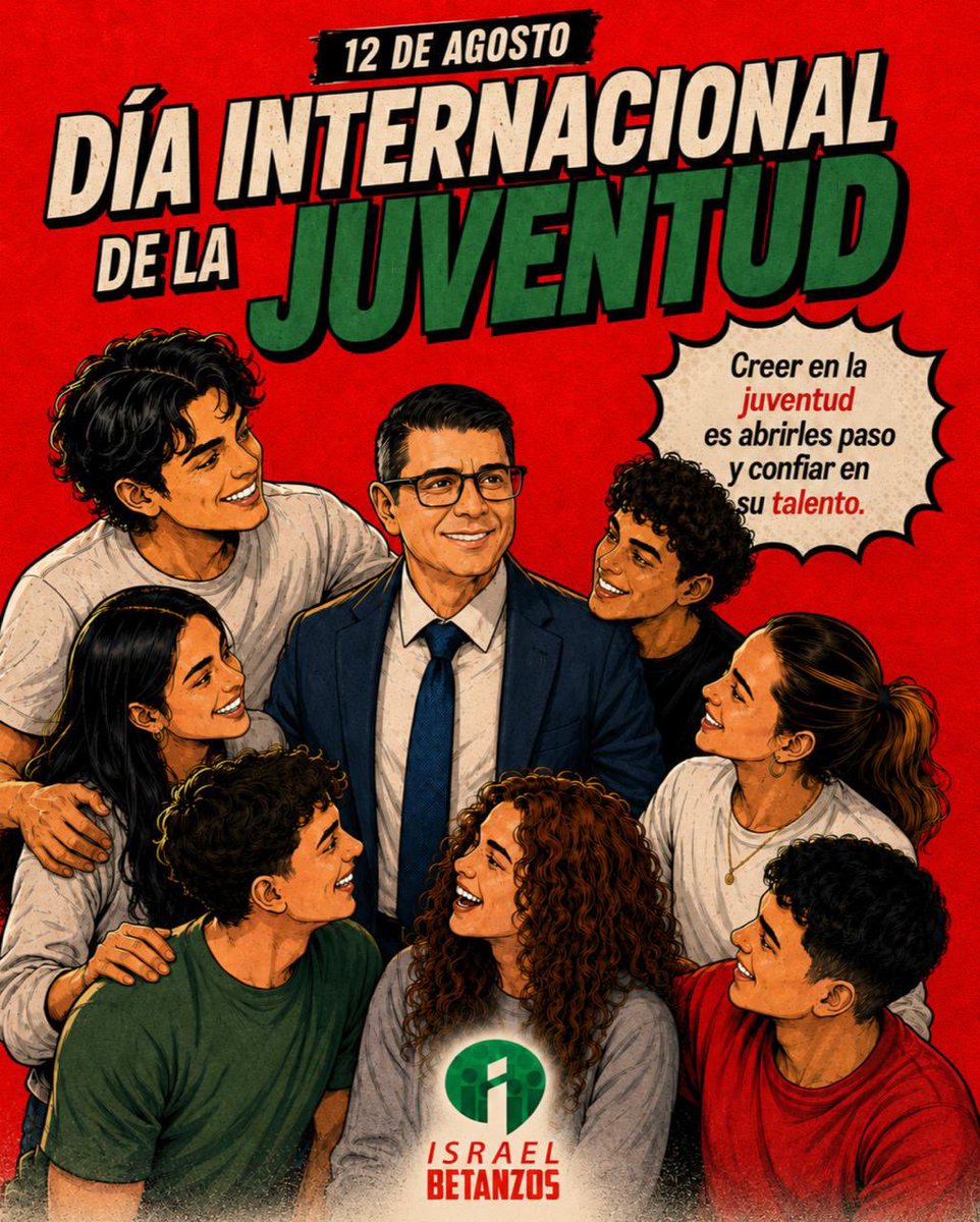 BetanzosOficial's tweet photo. En este Día Internacional de la Juventud, quiero reconocer el impetu, la inteligencia y la pasión de las y los jóvenes.

Caminar a su lado y sentir su energía me recuerda todos los días por qué vale la pena luchar por un mejor futuro.

#DíaDeLaJuventud  #JuventudesCDMX https://t.co/ibFAWT0DUX