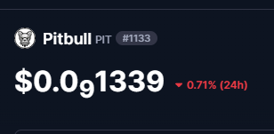 intelligentdog9's tweet photo. we're sending the wrong ticker?

pitbull themselves launched their own pitcoin in 2016 with the ticker pit?
their coin - https://t.co/JITwZGuhqR ticker is pit?

proof they launched pitcoin https://t.co/7N1NU6HYAh https://t.co/VIRwnDAKO4