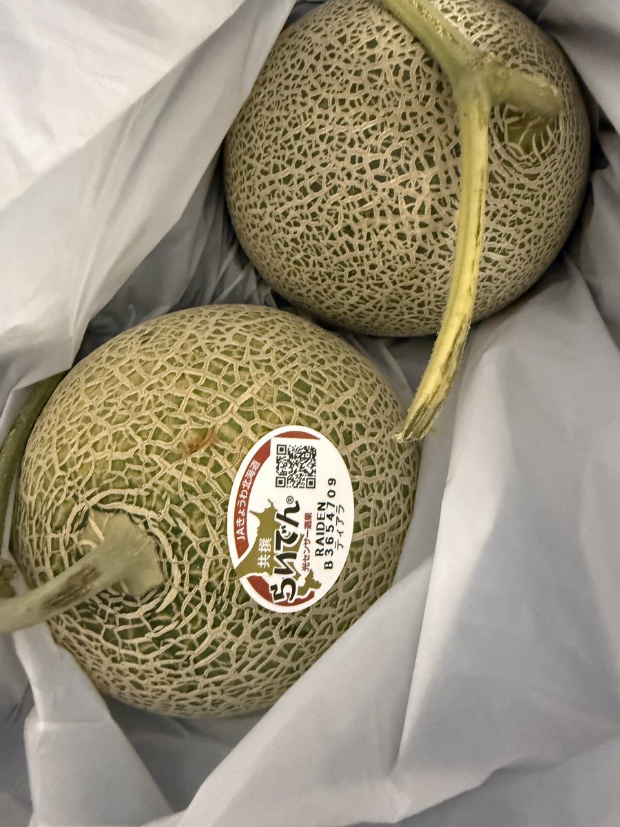 kubotayokoyama's tweet photo. コレコレにはこの高級メロンをプレゼントしました。味わって食べるがいい https://t.co/HiUVdeupwP