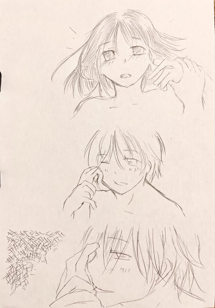 yuimo_gs's tweet photo. テンプレで結構なんですけど、
ワイ、おせっせ中に自分の手で顔を隠してる受の手を「顔見せて」って剥がす攻め構図が大好きなんですよね...
っていう神明。
一応センシティブ設定。 https://t.co/v5meec7NZQ