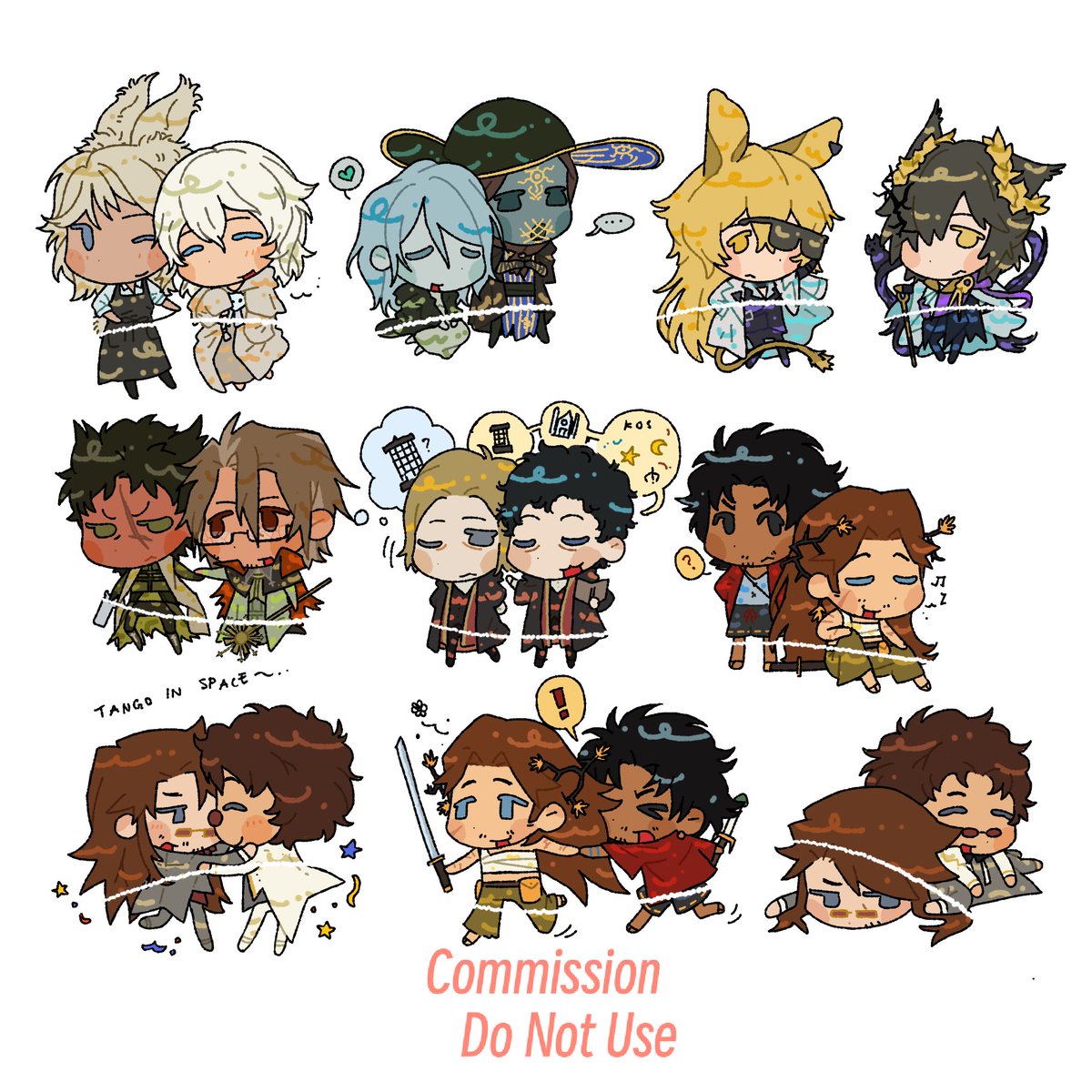 All my chibi comms and this isn't even everyone