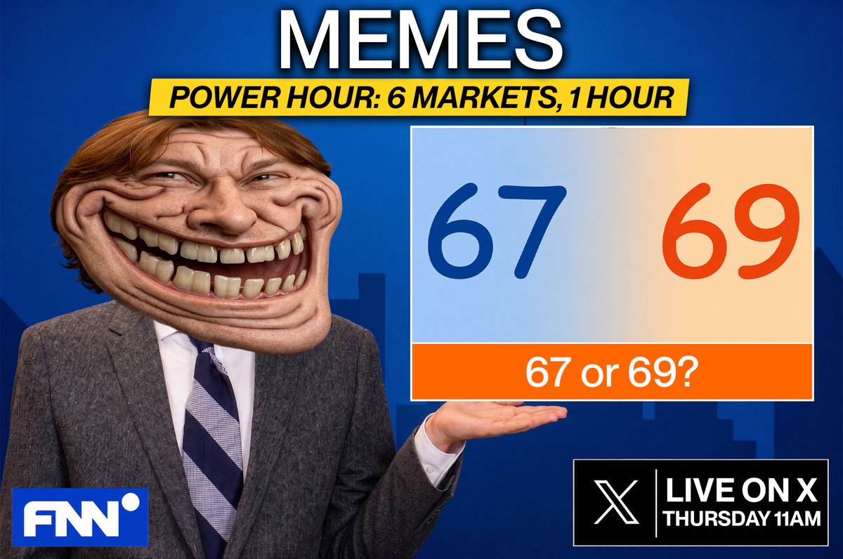 factmachine's tweet photo. POWER HOUR. Tomorrow. 11am EST. 

This week, memes.

Make sure to hydrate beforehand. https://t.co/JY9gDJUIs9