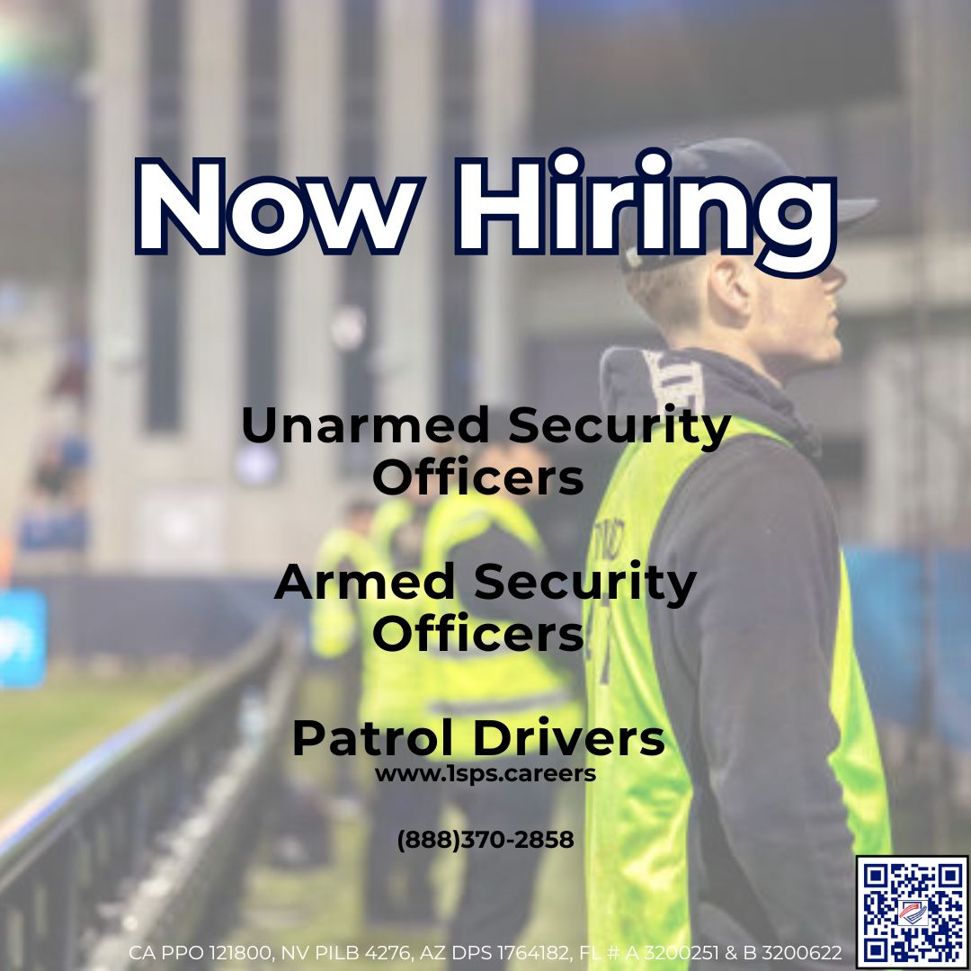 1SPSPro's tweet photo. Dedicated guards wanted. SPS is always looking for those ready to work. #specializedprotectiveservices #spssecurity #nowhiring #securityguards #patroldrivers #applyonline @SPSRecruiter https://t.co/pUgvGs107G