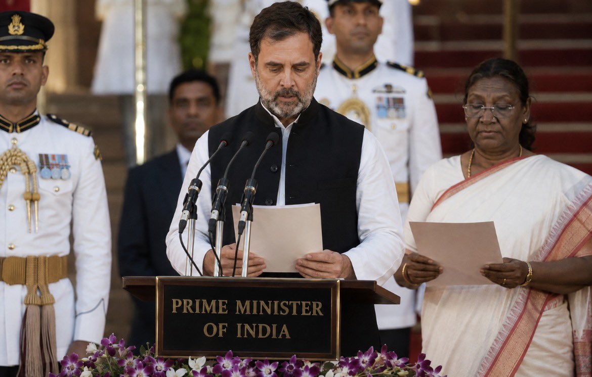 Politicx2029's tweet photo. Who wants to see Rahul Gandhi as Next Prime Minister of India ✋ https://t.co/KW9jBofx34