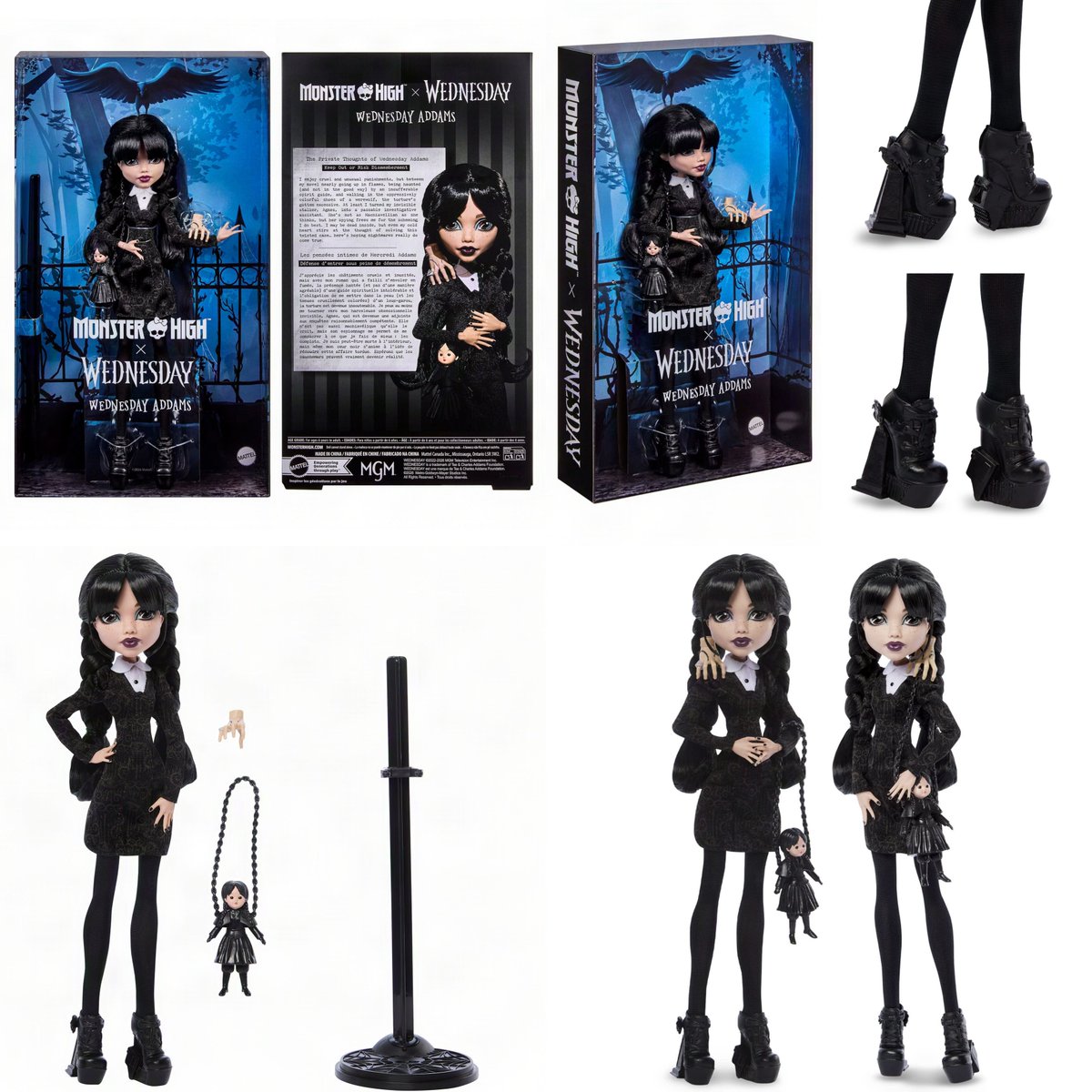 Buhtim_tg's tweet photo. ⚡Monster High Wednesday Series Agnes DeMille and Wednesday Addams Dolls

Price: $44
Release date: August 19 https://t.co/zLAP8Oiu2F