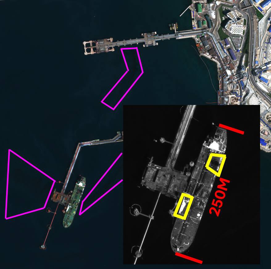 RFNOSBlog's tweet photo. Novorossiysk, August 12 — Ukrainian forces reportedly struck key Russian military and energy infrastructure, including the naval base, NKHP grain terminal, and Sheskharis oil terminal.
Satellite imagery shows damage to several vessels, port infrastructure, and an oil tanker. The photos are remarkable and reveal the scale of the strike. https://t.co/CnbvvN0fWd @kattyfun1