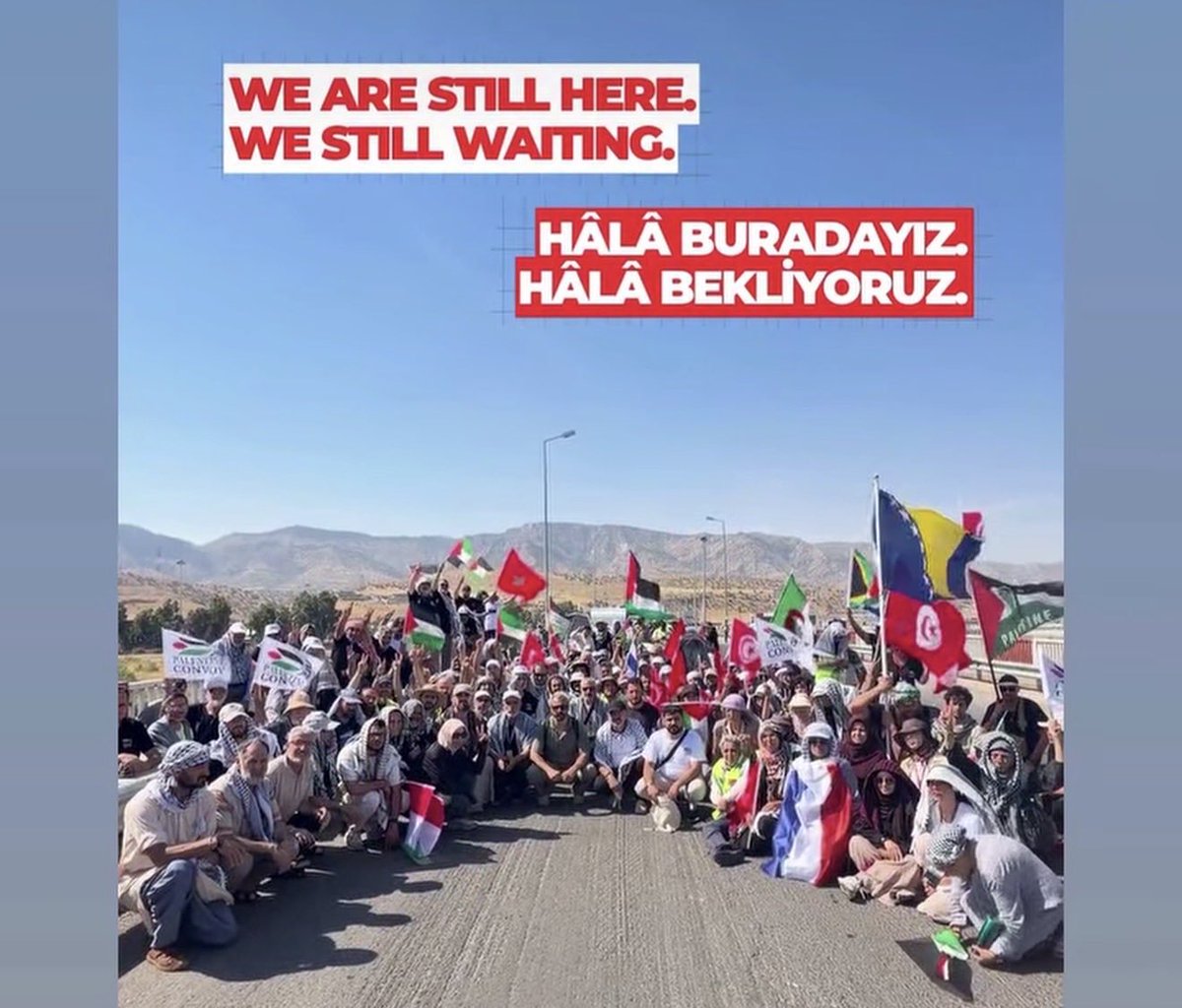 mahsumelek's tweet photo. 💢 Bosna'dan Yola Çıkan,
🇵🇸 Gazze'ye Ambulans ve Yardım Malzemesi Taşıyan Konvoyumuz
Irak'da Tampon Bölgede 2 Gündür
51 Derece Sıcakta Bekletiliyor.
#FilistinKonvoyunaYolAç https://t.co/5nSFD0qOkG