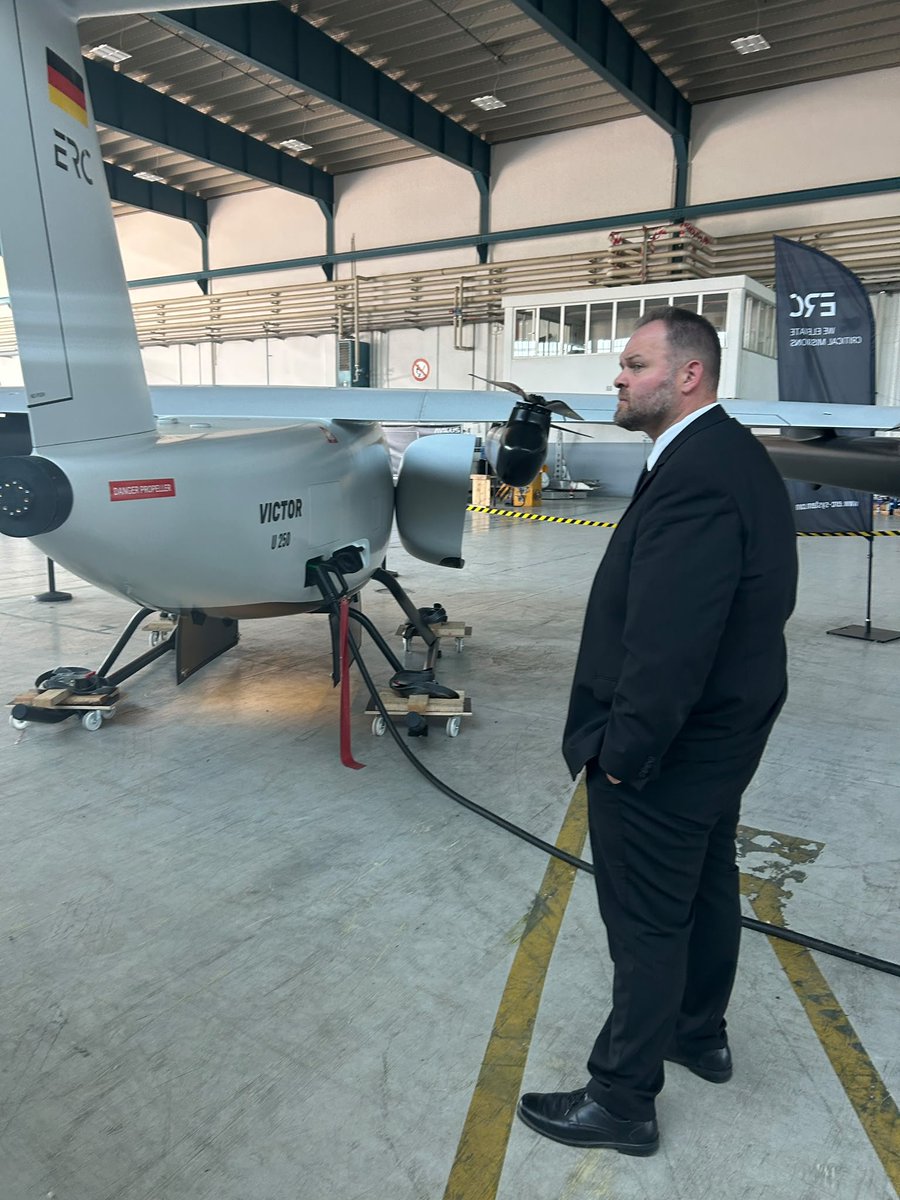 EnginEroglu_FW's tweet photo. Day 3 of my summer tour through Germany – Meeting 1 of 3: Security and technology at Erding Air Base

Today, I visited ERC Systems at Erding Air Base.

What particularly interests me during visits like this is the question of how we can combine technological innovation and industrial strength in Germany with our security needs.

The past years have shown that security is no longer just about traditional military capabilities. Drones, electronic systems, sensors, digital technologies and artificial intelligence are fundamentally changing the security environment.

That is why we need companies in Germany that develop and produce innovative technologies and strengthen our security capabilities. Security policy today is also industrial and innovation policy.

My impression from today's meeting: Germany has enormous know-how and highly qualified companies. What is often missing are faster decisions, less bureaucracy and better conditions for ensuring that innovation is actually developed, produced and deployed in Europe.

At the European level, we also need to reduce technological dependencies and strengthen our own capabilities.

If we want to be secure, we must also be capable of providing for our own security.

Thank you to the team at ERC Systems for the fascinating insights and the open discussion.

On to meeting 2 of 3 on my summer tour through Germany.

#SummerTour #Erding #Bavaria #Security #Defence #Innovation #Technology #Drones #Germany #Europe #FREIEWÄHLER