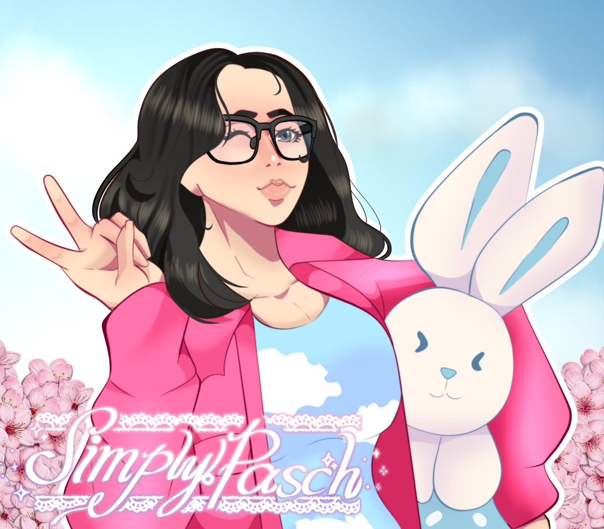 simplypasch's tweet photo. Reddit OC commission vibes (but free because they were too adorable not to draw) 🌸🩵

#digitalart #fanart  #OC #OriginalCharacter #AnimeArt #DigitalArtist #CharacterDesign
#ArtShare #Illustration https://t.co/ypwL21vFIJ