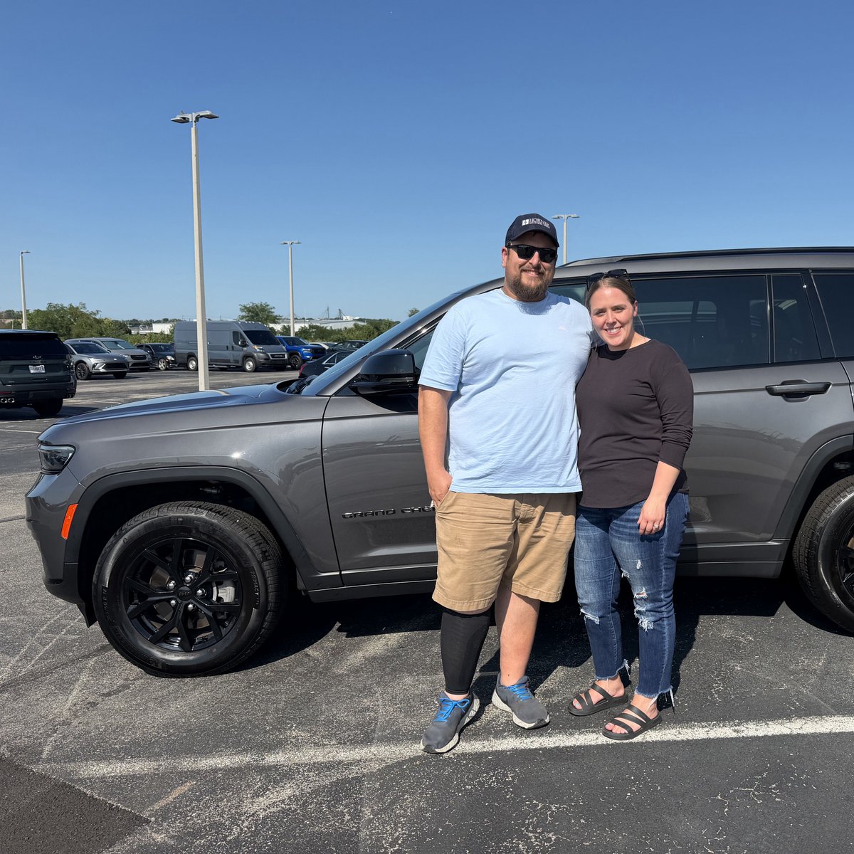 HelloKahloCDJR's tweet photo. Brady and Emily are super excited to go **car seat shopping** now that they’ve got the keys in hand! 🔑🚙👶 They traded in their Lincoln and are ready for this exciting new chapter. Congratulations, Brady and Emily! 🎉❤️🍼 https://t.co/zcfS8g99rV