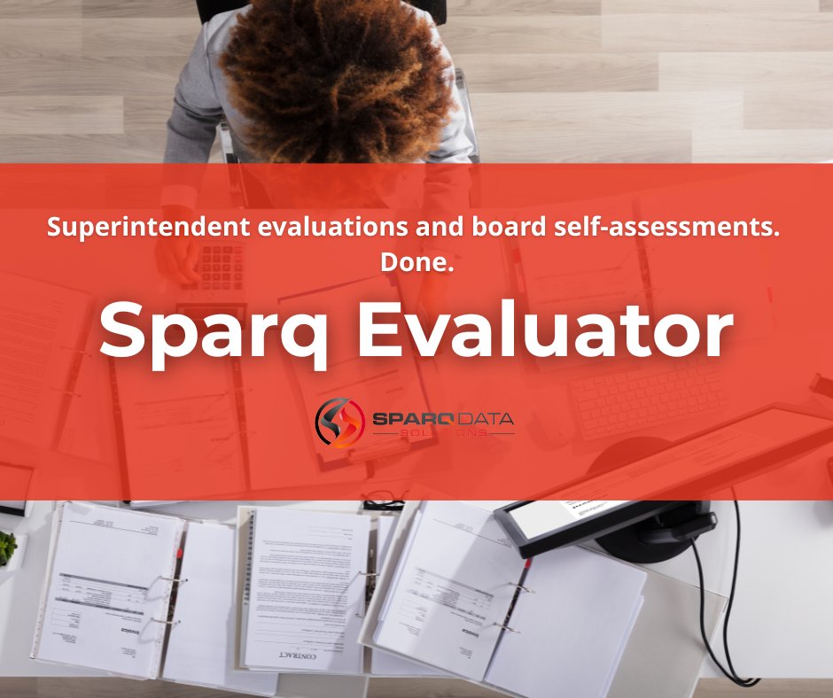 sparq_data's tweet photo. Make evaluations easier. Sparq's Evaluator simplifies superintendent evaluations and board self-assessments with paperless surveys, centralized results, and a faster, more organized process for your district. https://t.co/FH94c9tPp3