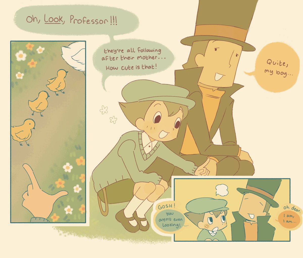 nikapolitan's tweet photo. he's already got a little duckling of his own https://t.co/6MdaXimVnV