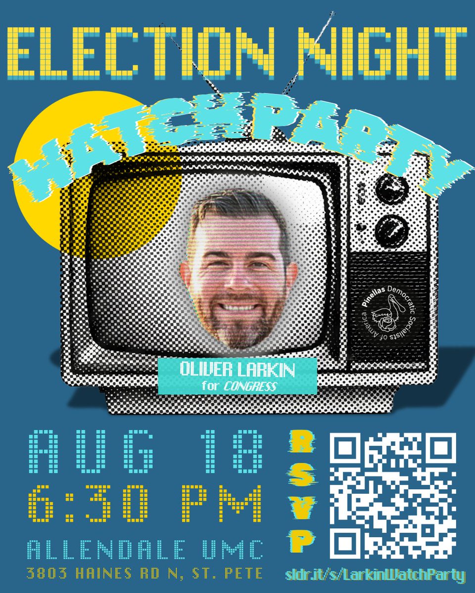 PinellasDSA's tweet photo. Our comrades in @BrowardDSA are on verge of sending Florida's first-ever socialist to the US Congress. Join us to watch this landmark election unfold together!
RSVP: https://t.co/IFbDfrEbPO
#dsa #flapol #fl25 #broward #electionwatchparty https://t.co/J2xSaidHwV