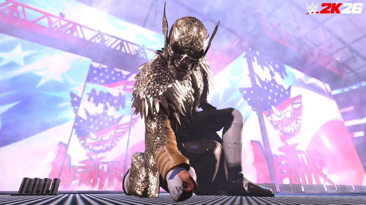 WWEgames's tweet photo. Drippin’ in gold! ✨ @CodyRhodes 

The #WrestleMania 42 Pack is coming to #WWE2K26 on 8/19! https://t.co/QrkjFQHsde
