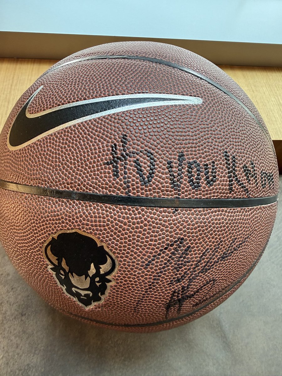 HUMensBB's tweet photo. The biggest recruit in Howard history committed in April when John Wall became our President of Basketball Operations.

Now, you have a chance to own a piece of history with the FIRST exclusive HU autographed merchandise from John!

Perfect gift for any Bison Basketball fan, proud Howard alum, or Wizards fantastic!

Mini Basketball: https://t.co/BDrw0h26To

Regulation Basketball: https://t.co/O5VvrTd5Ng

Uniform: https://t.co/P0i8IFm0VP