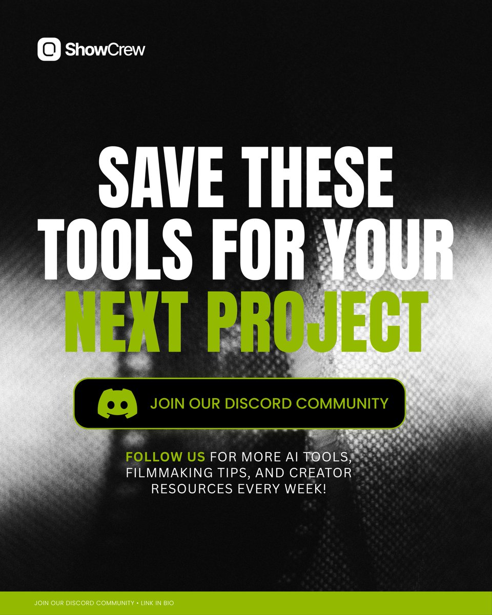showcrew_'s tweet photo. 🚨 3 AI tools worth keeping on your radar.

Higgsfield, Runway, and Descript are bringing new updates across video generation, references, and editing.

Three tools. Three parts of the filmmaking workflow.

Save this for your next project. 🎬

#ShowCrew #AIFilmmaking #AICreators https://t.co/LbDy5b6H6s