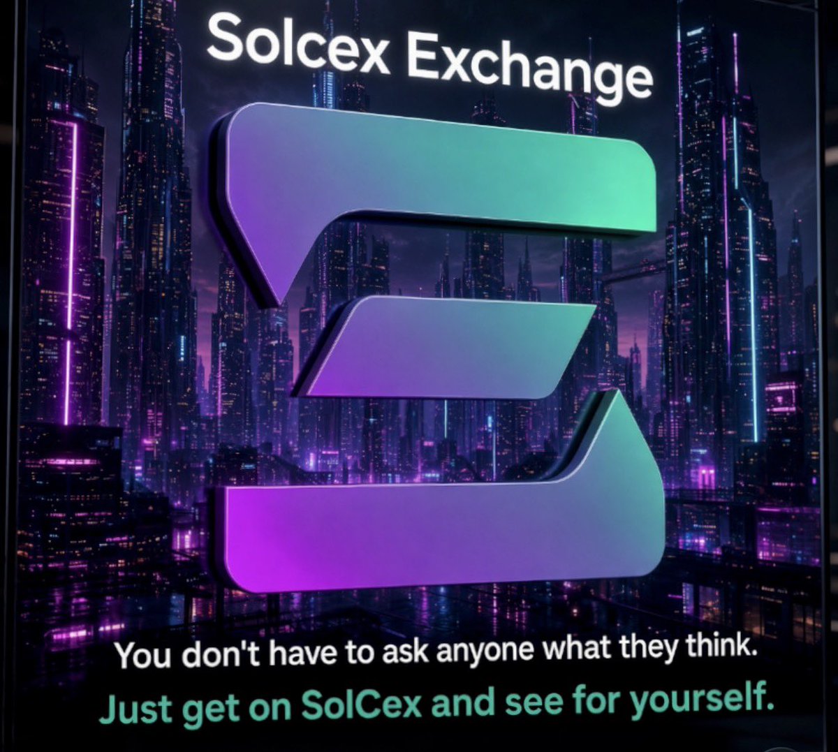 Samtee_tee's tweet photo. Most people wait for someone else to confirm what’s good.
Real ones check for themselves.
SolCex doesn’t need hype.
It doesn’t need approval.
It doesn’t need permission.
#SolCexExchange #SeeForYourself #Solana #CryptoTrading #OnChainIdentity #Tier1Energy #BeTheFirst https://t.co/m5pyGNeVM4