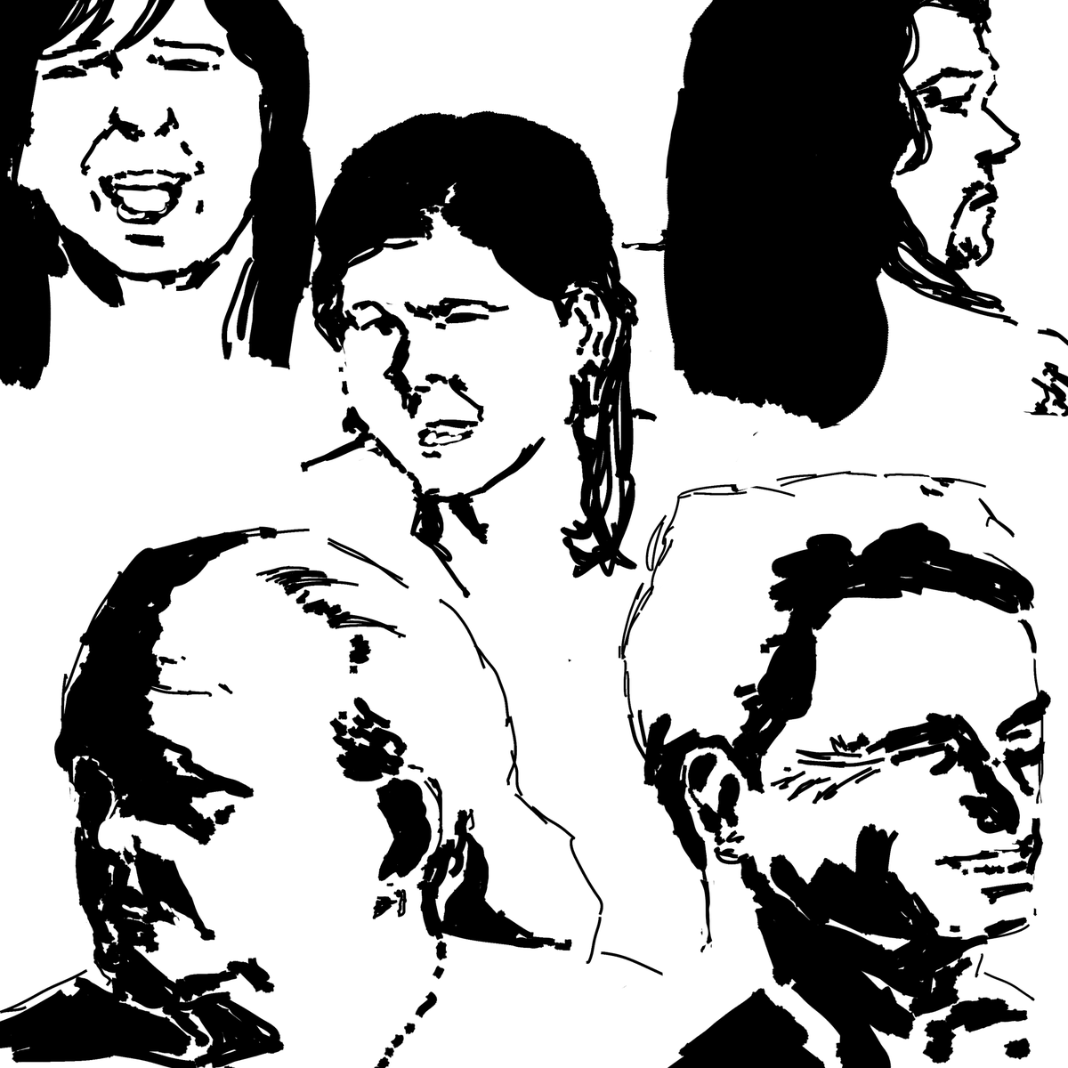 ETKonii's tweet photo. the highlight of today's 2 value studies were the faces again :thumbsup: https://t.co/Ya9BAz5tWi