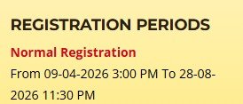 financiallexis's tweet photo. WASSCE PRIVATE ( NOVDEC) SECOND SERIES REGISTRATION UPDATES 📍📍 

WAEC Ghana wishes to inform the general public that, registration for the 2nd series WASSCE private registration is ongoing. Registration and payment of fees is scheduled to end on 28th August 2026... https://t.co/xnFaiiW6mW