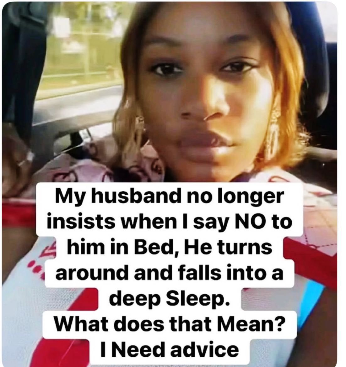 Marthag4hr's tweet photo. I need yall advice before ny husbands leaves me https://t.co/mnW1ZYf1fV