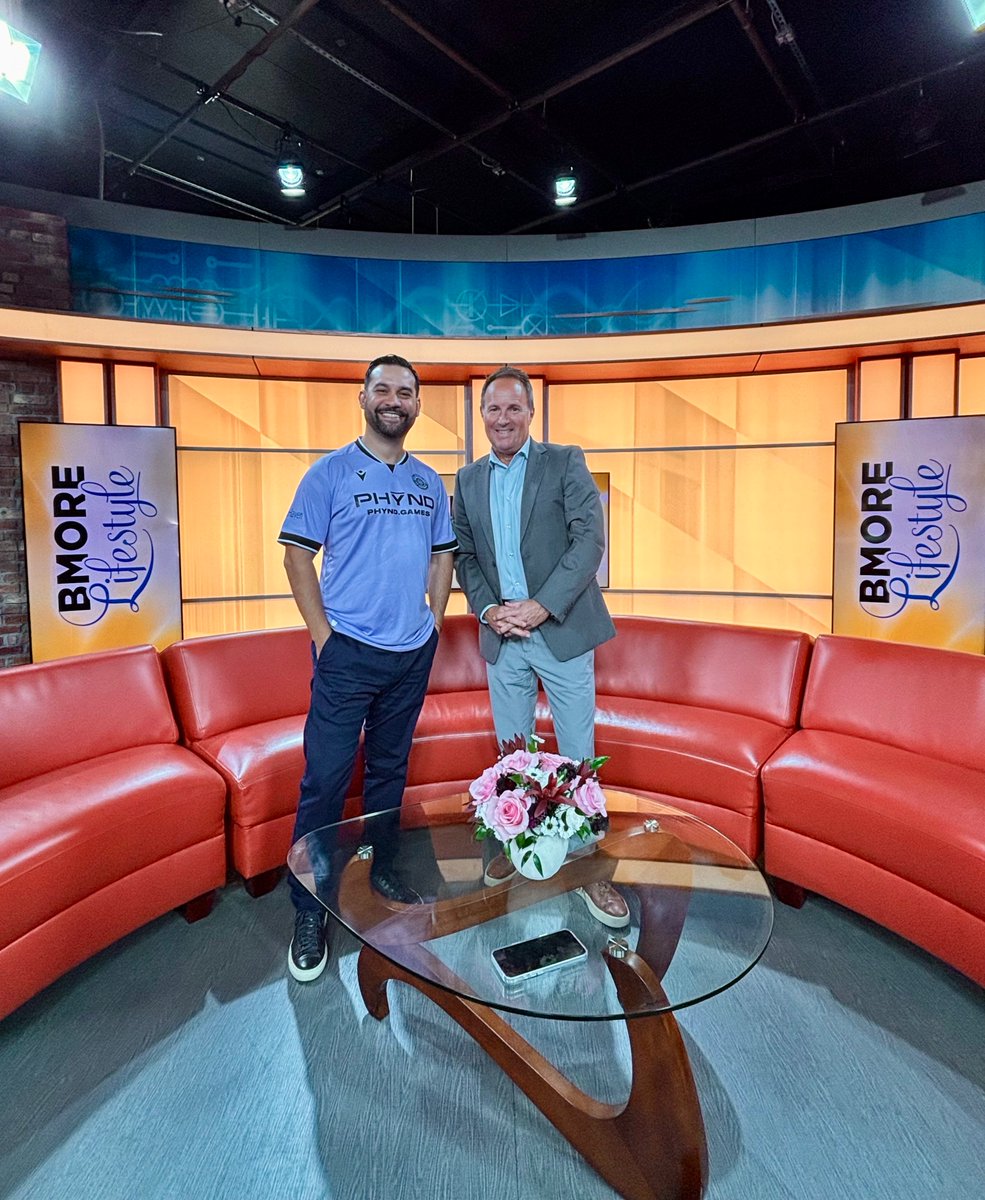 phyndgames's tweet photo. Big thanks to @ParkerSports and the entire @BMORELifestyle team for having @meta_ney on the show! 🎮|
Ney showed viewers just how easy it is to start playing games with @PHYNDgames for FREE—right on your TV.
The full segment airs soon. Stay tuned! 👀
#PHYND #BmoreLifestyle #FreeGaming #Gaming @FoxBaltimore