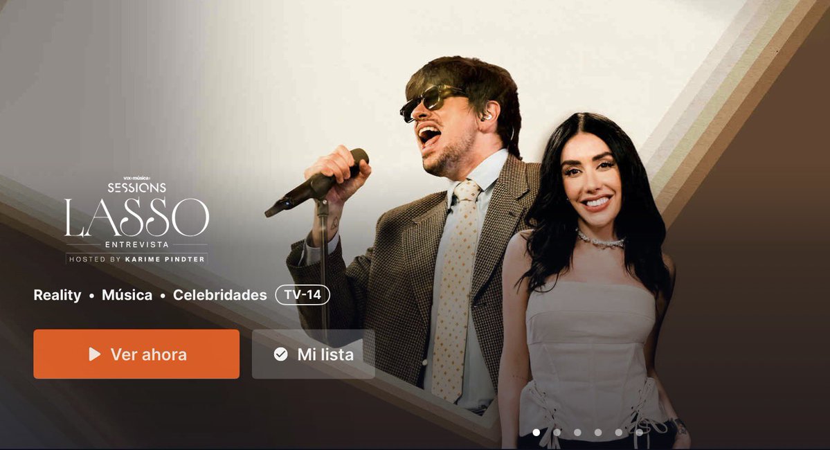 KarimeUp's tweet photo. ¡YA DISPONIBLE! El episodio de #ViXMusicaSESSIONS con Karime Pindter y LASSO pueden verlo completo en VIX. Mañana posiblemente suban la entrevista a Vix Música en youtube. https://t.co/LB6CrNHUVk