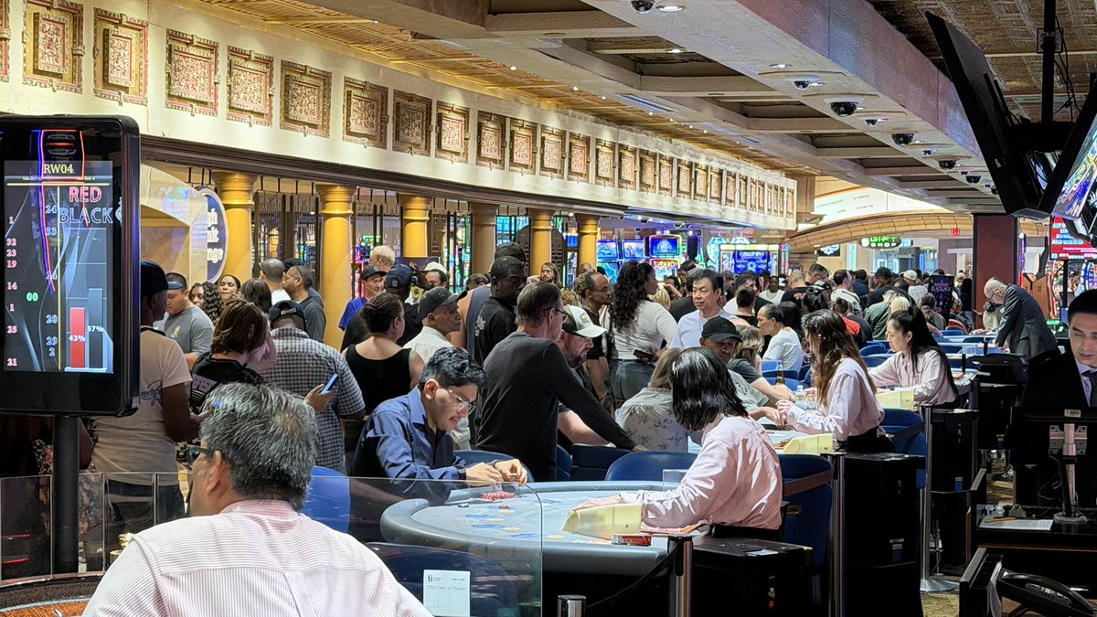LuckyTraveling's tweet photo. 📍Treasure Island - Las Vegas, Nevada

** Miss Lucky and a couple of her friends wanted to check out TI yesterday. None of them had been and they figured the free $200 in slot play was a good excuse to go. I warned them there would be a line and the crowd probably wouldn’t be Vegas’ cream of the crop. They insisted anyway. So off we went.

It was worse than I expected. The line looped around the casino and the whole place smelled like a zoo. We bailed and had dinner across the street which made me extremely happy. I dislike TI with a passion... 

If you’ve followed me for a while you know I like the term “bargain bin” casino executive. Usually that means someone new to the industry or someone whose career already fizzled. Both are cheap to hire. And mediocre casinos like TI collect them like baseball cards. 

Casinos stopped doing promos like this for a reason. Every so often some genius comes along convinced everyone before him was just too stupid to figure it out. In the gaming industry it’s pretty well understood that promos like this with no play requirements etc rarely produce much ROI. Locals know how to work the system. Always have. Always will. 

And anyone willing to stand in an hours+ long line for $200 probably isn’t carrying the kind of wallet that makes the math work for the house anyways. That’s not an insult. That’s just the ugly little economics of giving away money all willy nilly like this...