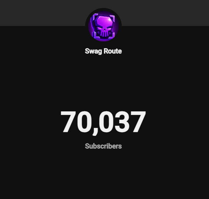 SwagRoute0's tweet photo. Woah... Big 70 Reached 💪 https://t.co/anvY6VZ9gD