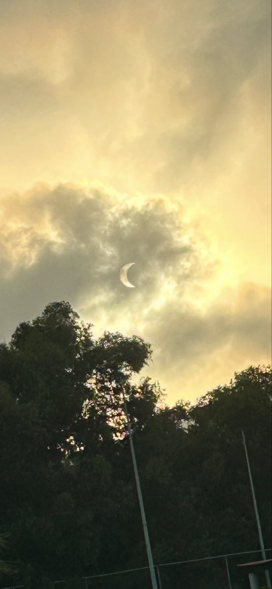 NassafHamza's tweet photo. #Éclipse #كسوف #سبحان_الله https://t.co/dqNNhmvMM0