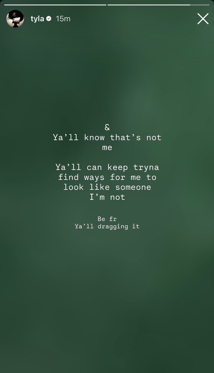 zacisontime's tweet photo. i told y’all tyla’s account was hacked, y’all just like blowing shi out of proportion https://t.co/Eb0EJT89CD
