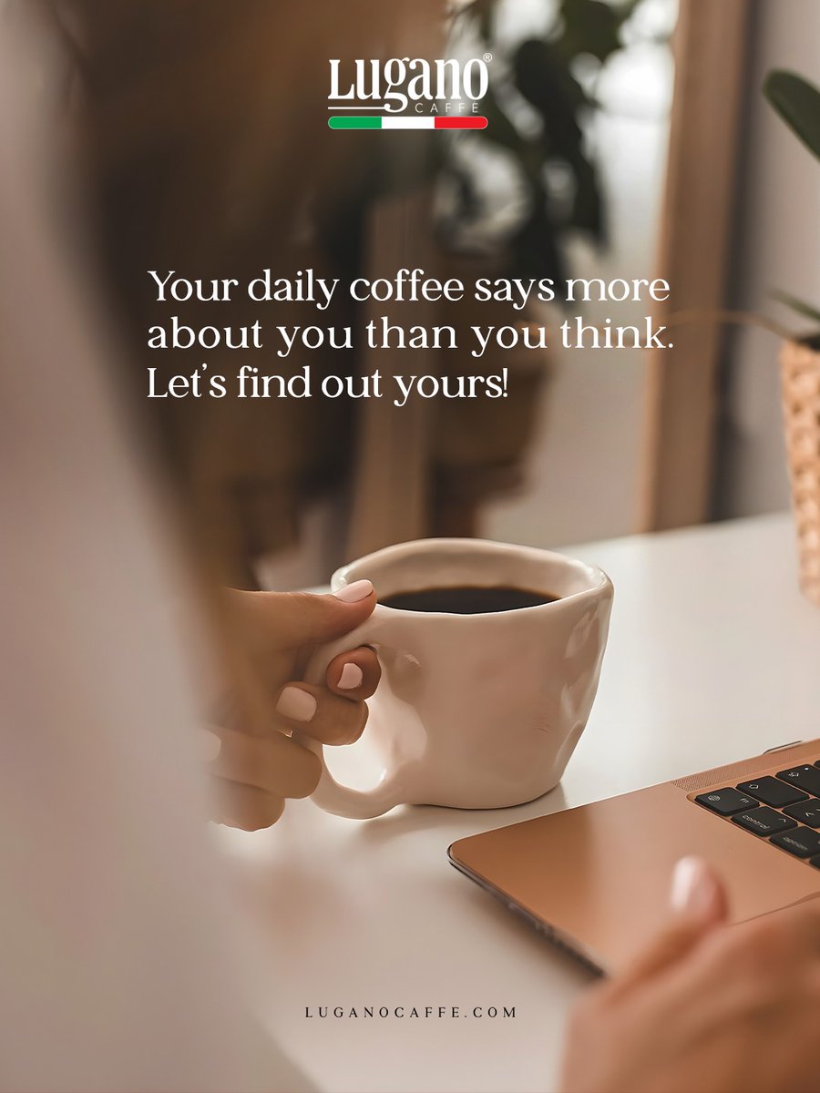 LuganoCaffe's tweet photo. Every coffee reflects a little bit of your personality. Which one are you?
🔥 Espresso: Energetic &amp; always on the go.
🤍 Latte: Calm &amp; peace-loving.
⚡ Americano: Practical &amp; straightforward.
✨ Cappuccino: Joyful, energetic &amp; fun-loving.

☕ Enjoy the finest with Lugano Caffé! https://t.co/UjXdQtIirm