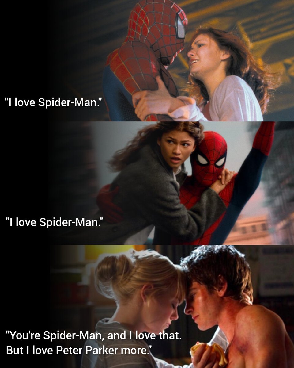 TheCineprism's tweet photo. Reason why he is called amazing spiderman. https://t.co/rMeEym0w3c