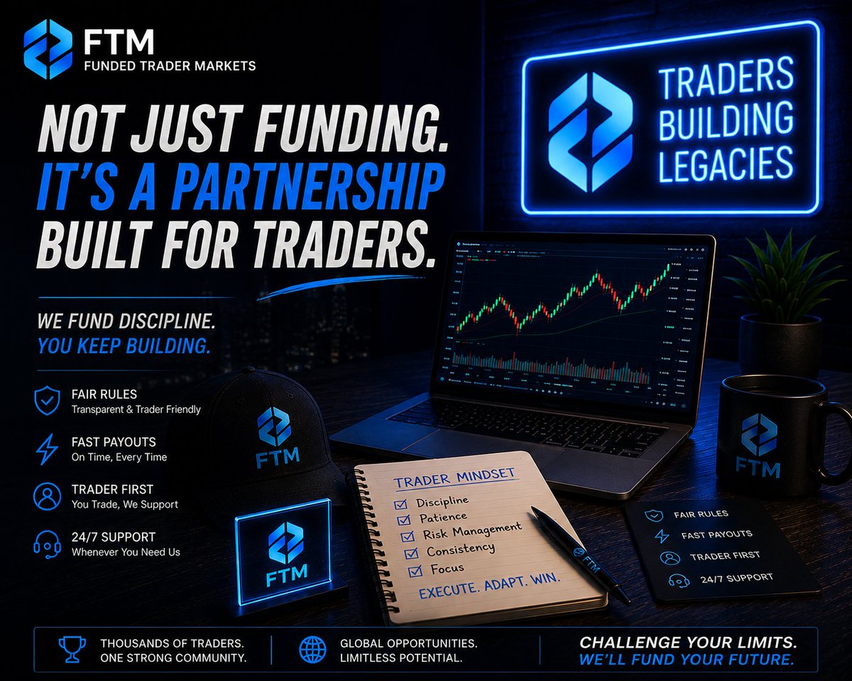 PollockNath77's tweet photo. @FTMarketslive Some firms offer funding. The right ones build with traders. 💙

Respect the vision. Respect the journey.
@FTMarketslive @RZFTMARKETS @Ye_FTM https://t.co/7vVwWKVTkt