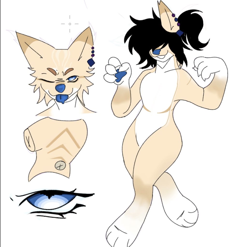 LightAnderson14's tweet photo. Ref sheet made by my girl @HyomaChigiri1 y'all should fr go commission her ;3 https://t.co/20ialesn3n