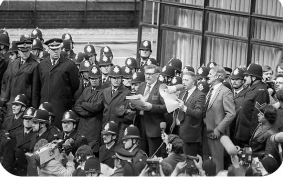 soclp_uk's tweet photo. “The cost of the miners' strike in Thatcherism has been truly astronomic. In their crusade against the N.U.M. and trade unionism, the Government robbed Britain's taxpayers of £8 billion (more than eight times the cost of the Falklands War), as they desperately sought to defeat the miners and destroy the National Union of Mineworkers.

History will record that this was a colossal act of vandalism by a monetarist Tory Government, which in order to survive requires a high pool of unemployed - a weak, collaborationist, or non-existent trade union movement - and laws which remove the democratic rights won by our people in over two centuries of struggle.
Arthur Scargill July, 1985.