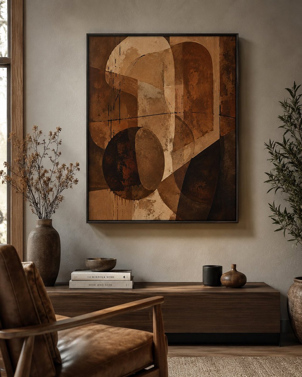 distortedviewpi's tweet photo. Shapes in Brown | Frameable satin or Archival Matte Poster https://t.co/qLGcEV2TkN via @Etsy https://t.co/afOAP5eFeD