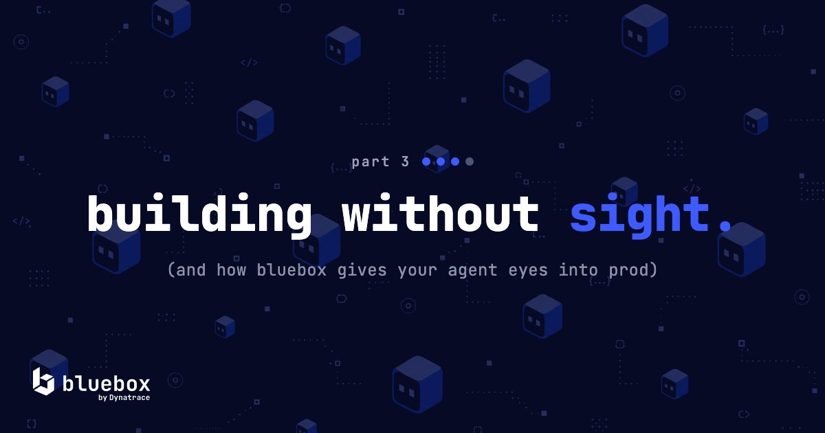 Blueboxhq's tweet photo. 🏗️ Plan Before You Prompt

🧠 Your coding agent is brilliant

🦮 But it's blind, it doesn't know which services are at capacity or what's already breaking in your prod environment

❤️‍🩹 Bluebox fixes that. Come check-out Part 3 of “What is Bluebox”👇 https://t.co/iQftciEkFT https://t.co/J2vj5nNqSS