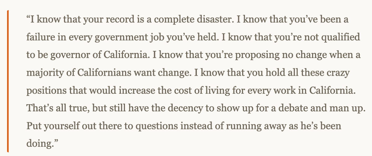 kylejaeger's tweet photo. Hilton was heading to Politco's Sacramento summit, so I asked what he'd say to his Democratic opponent Sec. Becerra if they ran into each other. Here's how he said that hypothetic conversation would go:

https://t.co/VDETxyUBpX https://t.co/PPNpHZRzCq